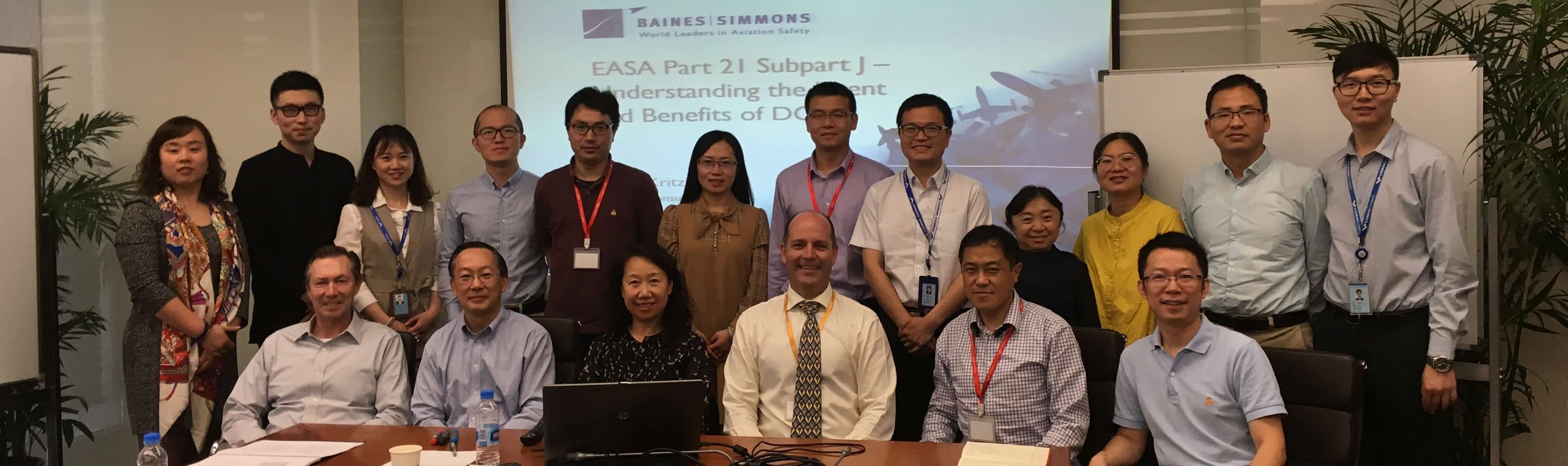 Baines Simmons delivers Part 21 training to COMAC in Shanghai